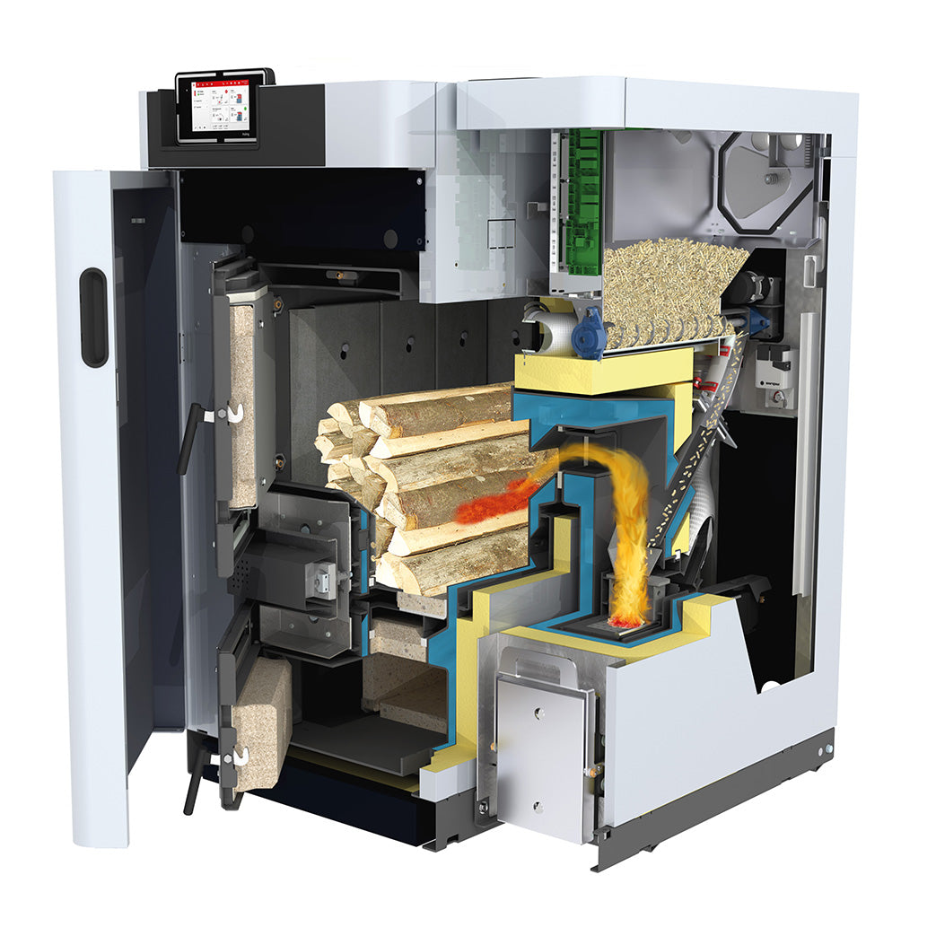 -NEW-Froling S5 DUAL Log and Pellet Boiler