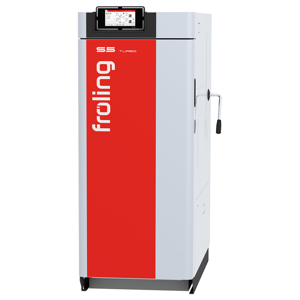 -NEW-Froling S5 Turbo Log Boiler 22-48kW